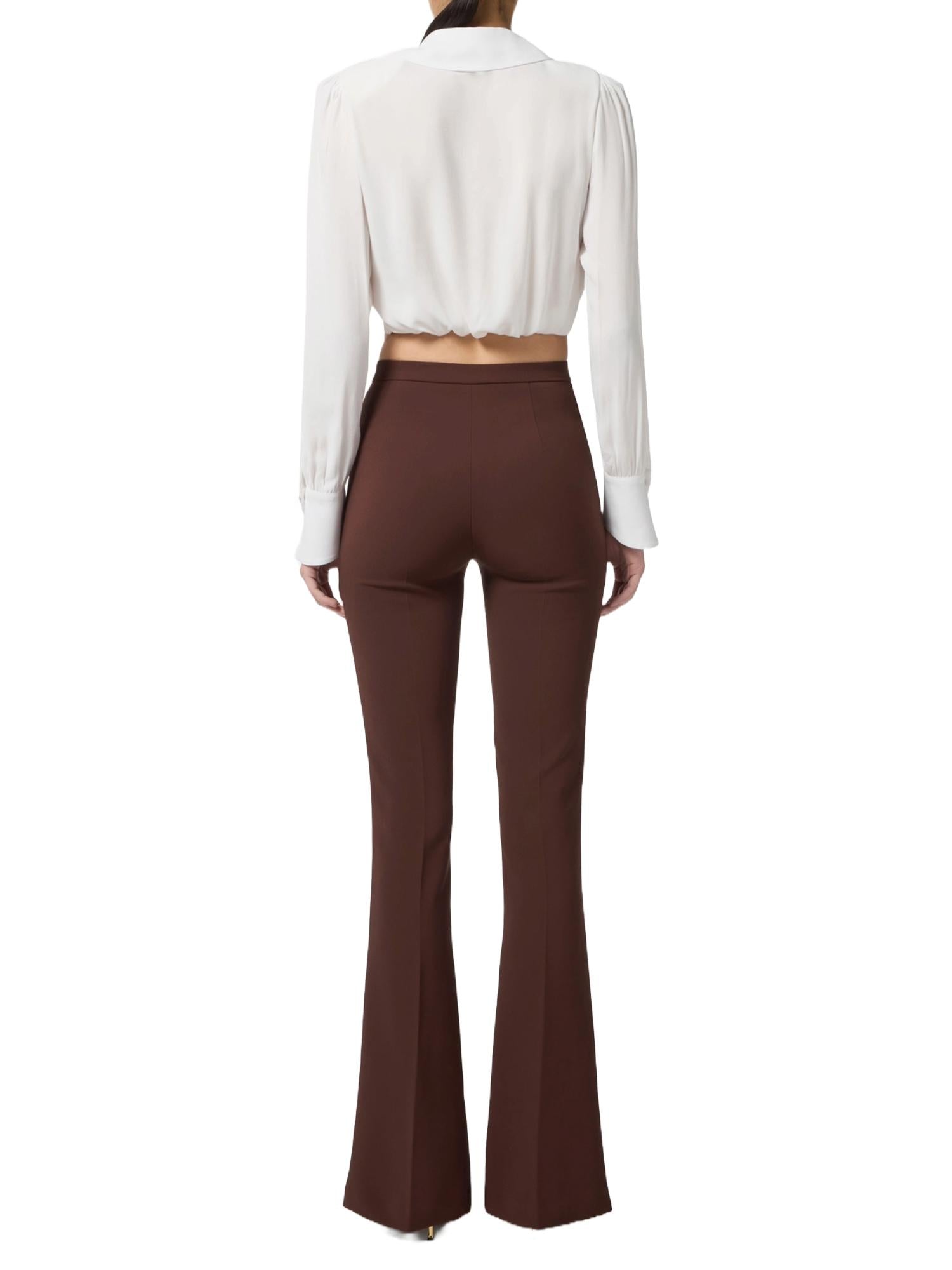 Elisabetta Franchi Camicia con collana gioiello