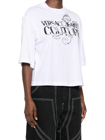 Versace Jeans Couture T-shirt oversize con logo