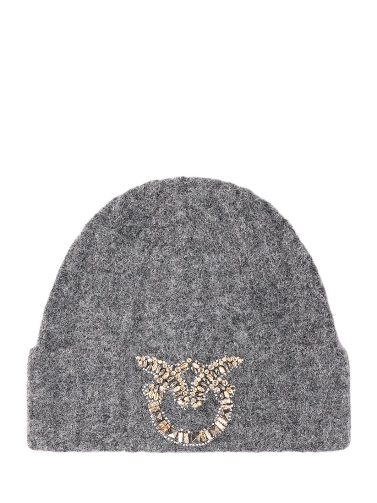 Cappello beanie in lana con logo love birds gioiello