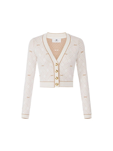 Elisabetta Franchi Cardigan a rombi