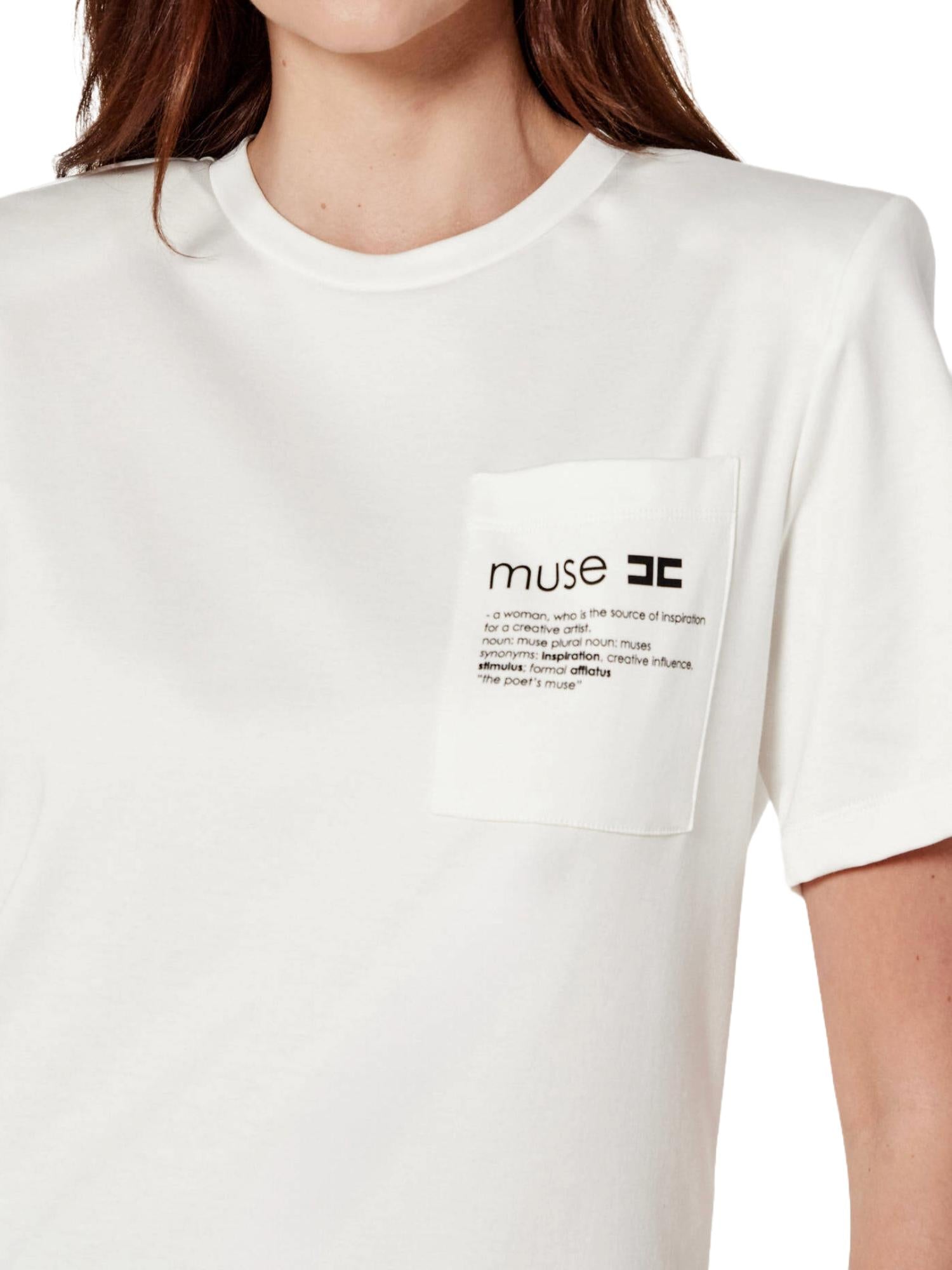 Elisabetta Franchi T-shirt con taschino