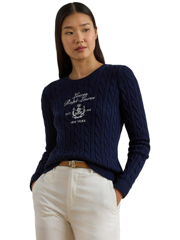 Lauren Ralph Lauren Maglia a trecce Rinett