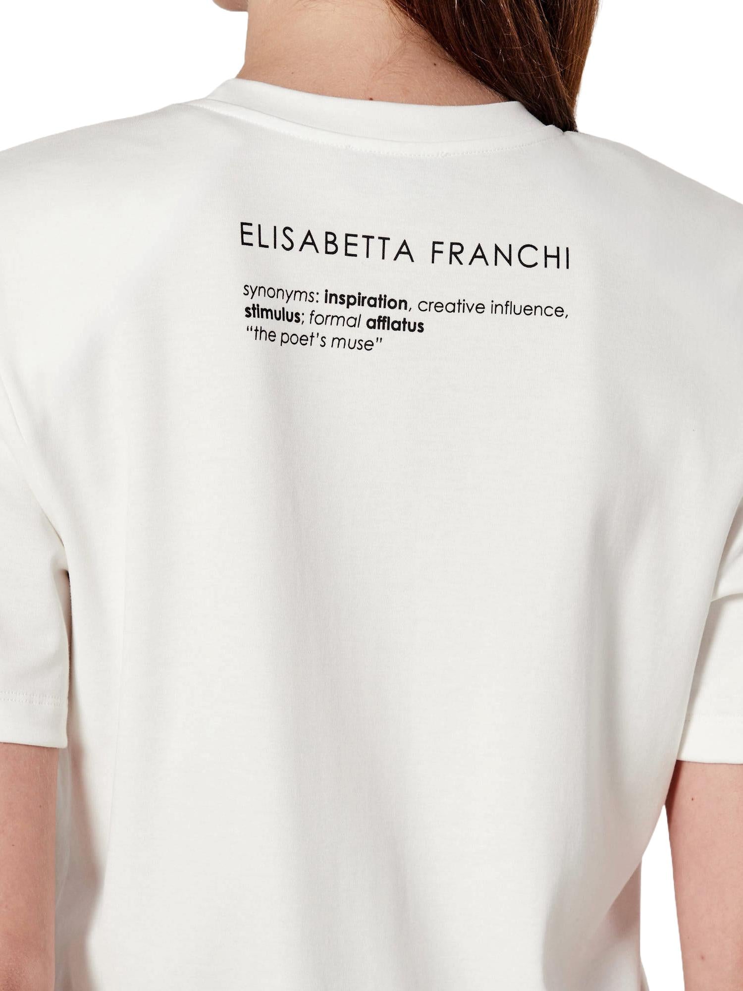 Elisabetta Franchi T-shirt con taschino