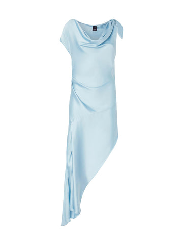 Pinko Abito asimmetrico in satin Verdone