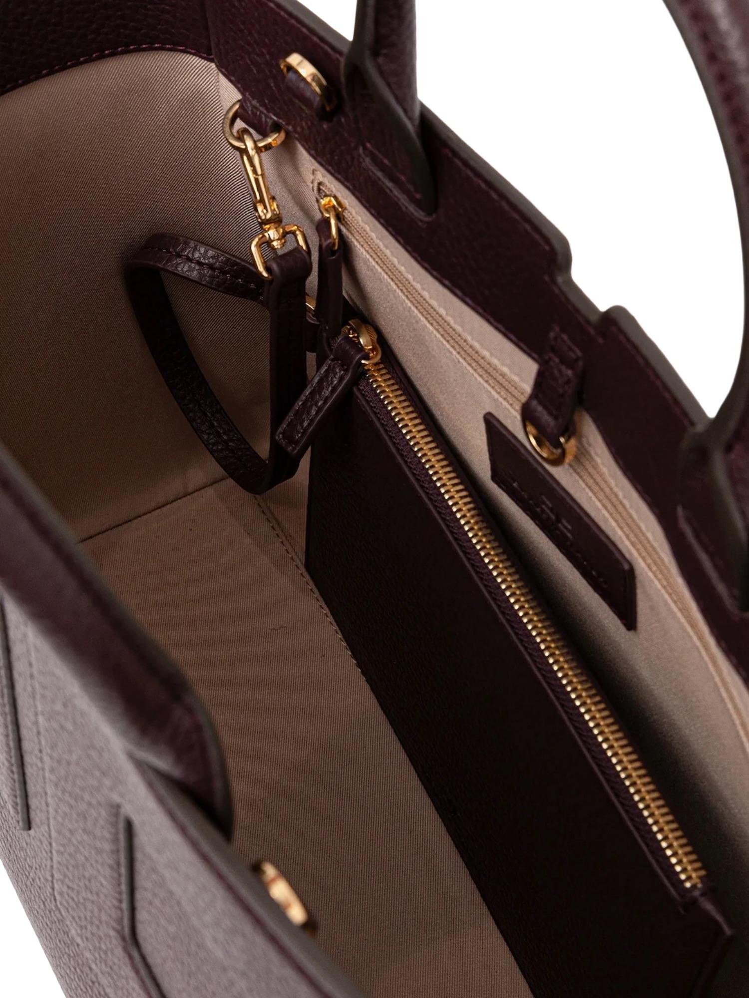 Elisabetta Franchi Borsa media con logo in rilievo