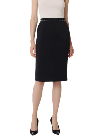 Elisabetta Franchi Gonna con nastro logato