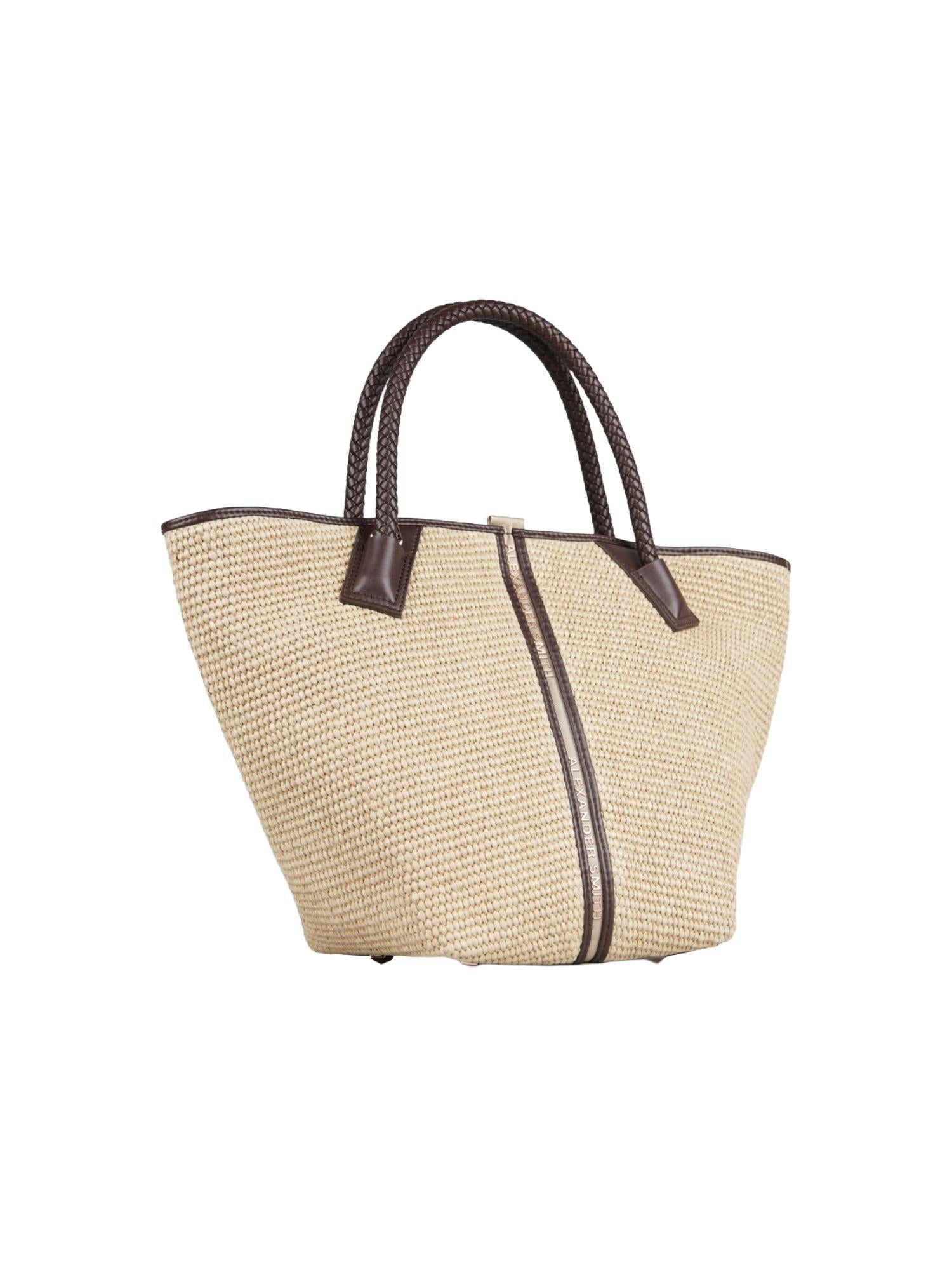 Alexander Smith Borsa in rafia Lauren Medium