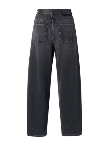Pantalone Balloon Fit con Ricamo Logo Love Birds