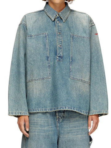 Diesel Camicia di jeans boxy fit De-Priss