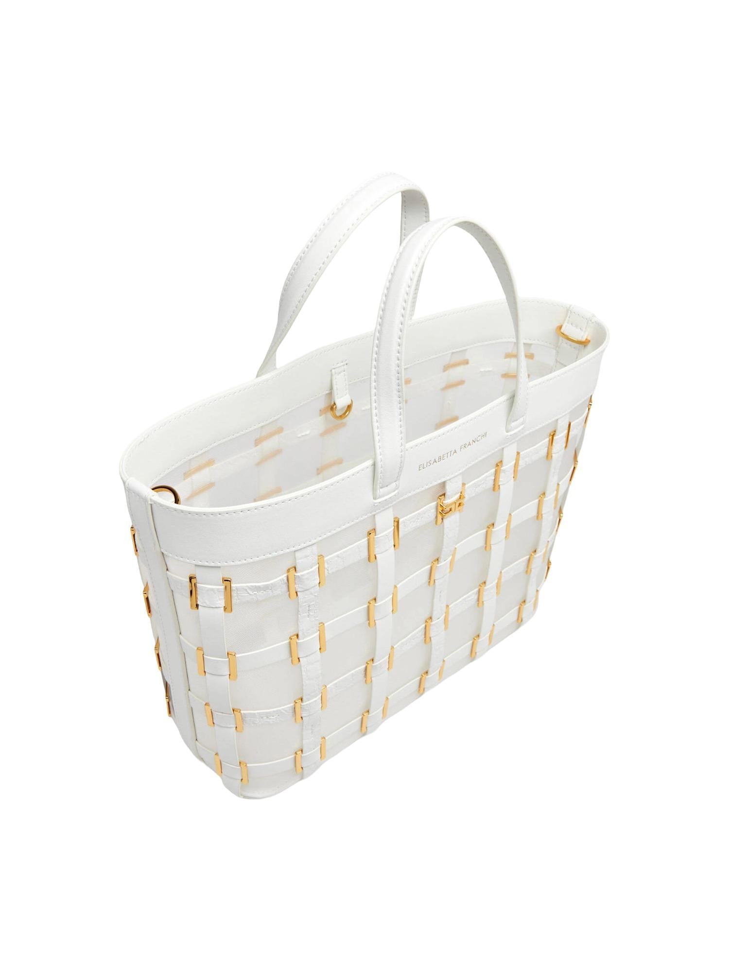 Elisabetta Franchi Borsa in rete con anelle