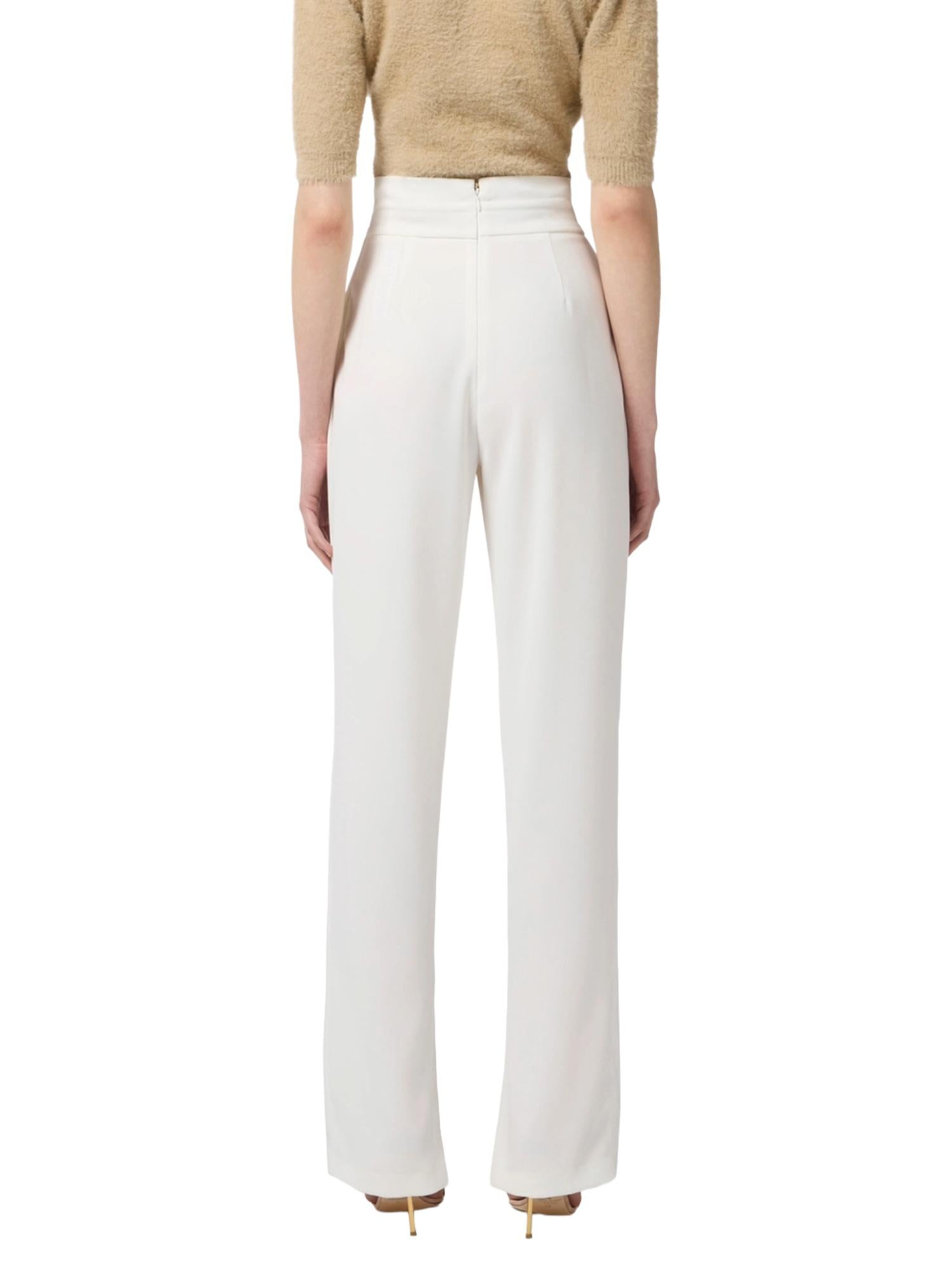 Elisabetta Franchi Pantalone con coulisse gioiello