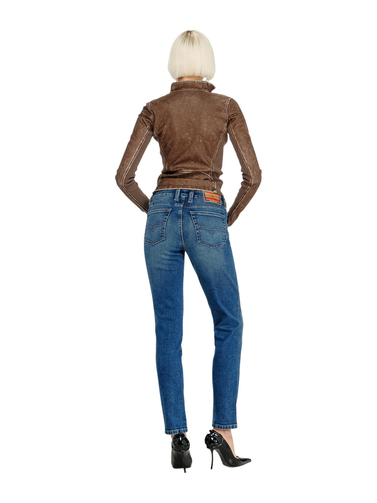 Jeans Regular Chiaro Vita Alta 1971 D-Sent