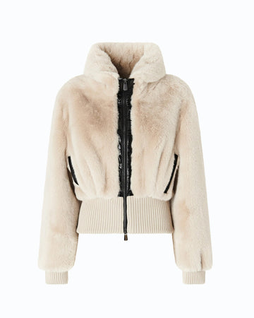 Pinko Bomber in Tessuto Aspen Effetto Pelle donna
