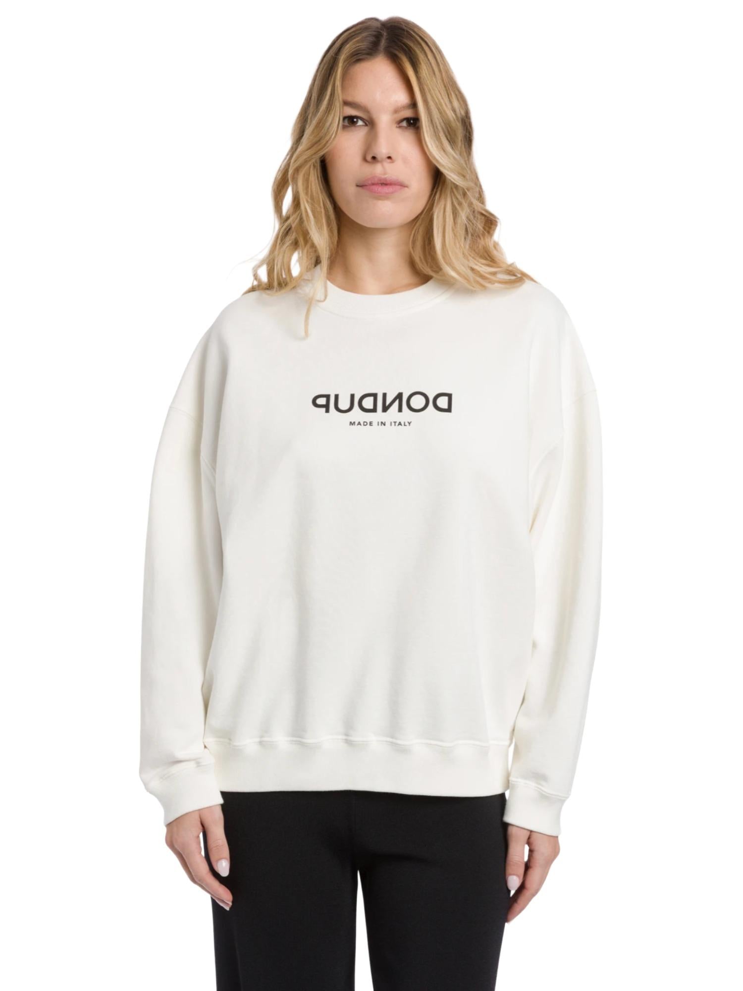 Dondup Felpa con logo a specchio
