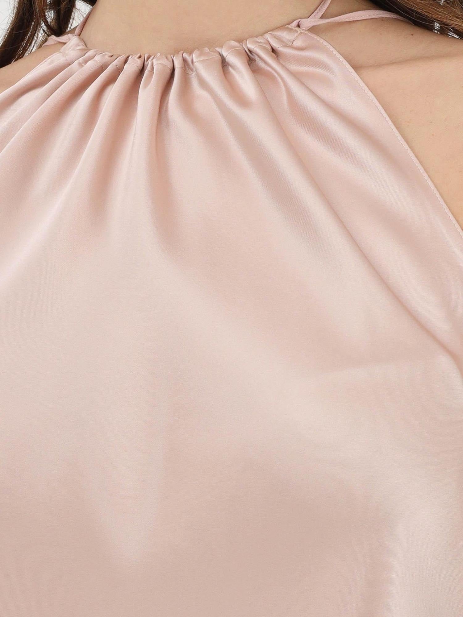 Pinko Top satinato carota