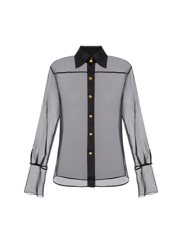 Elisabetta Franchi Camicia in organza di seta