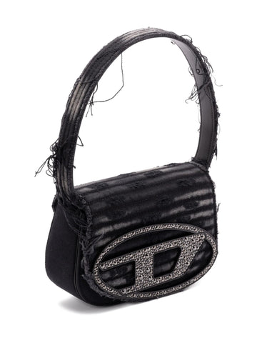 Diesel Borsa 1DR in denim sfilacciato