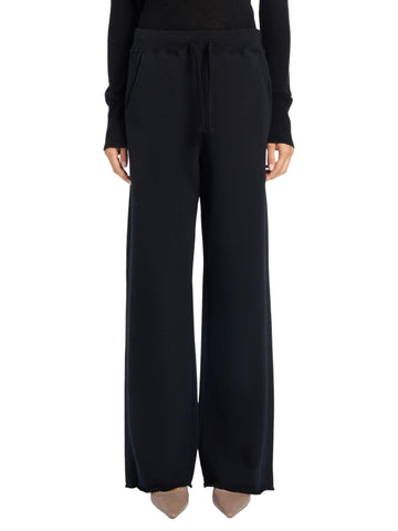 Dondup Pantalone wide leg in felpa