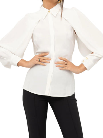Elisabetta Franchi Camicia con maniche a mantellina