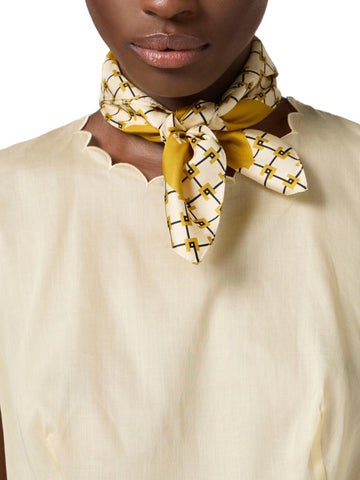Elisabetta Franchi Foulard quadrato in seta