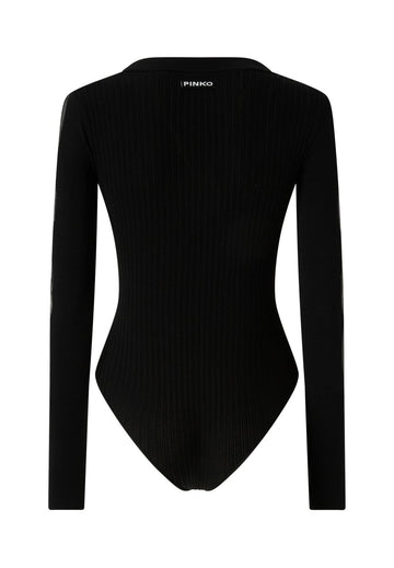 Pinko Body a Costine con Trasparenze donna