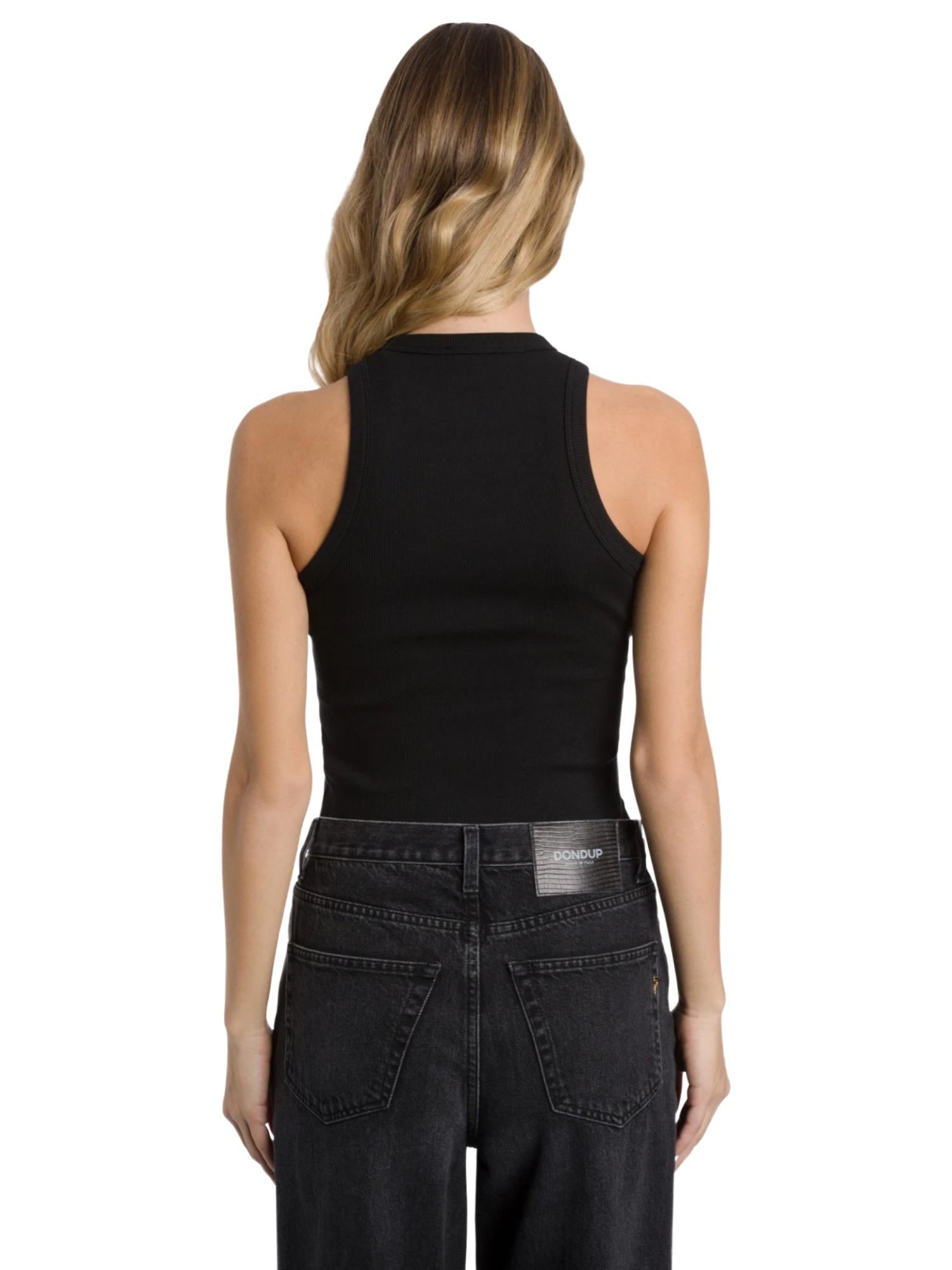 Dondup Canotta slim a costine