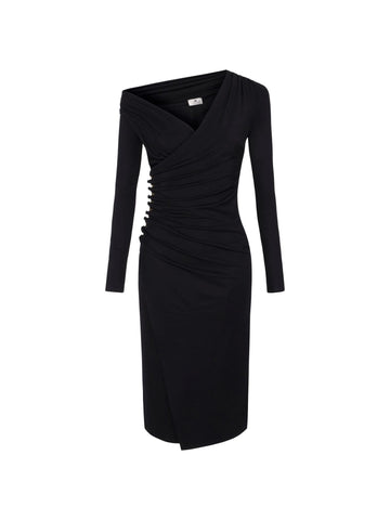 Elisabetta Franchi Abito con bottoni gioiello