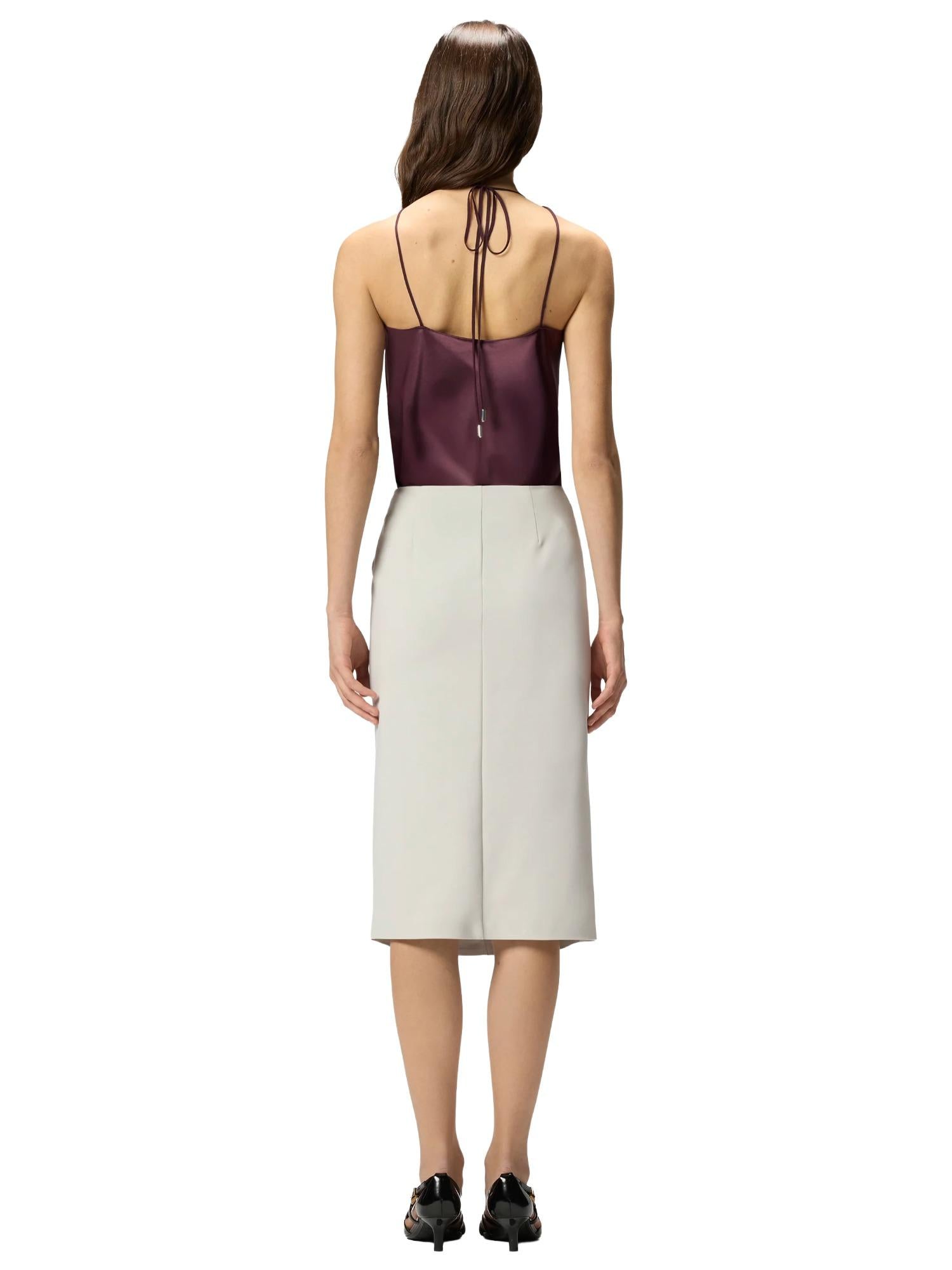 Pinko Top satinato carota