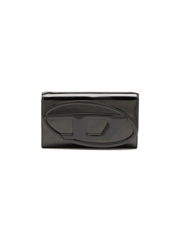 Diesel Clutch portafoglio 1DR in pelle lucida
