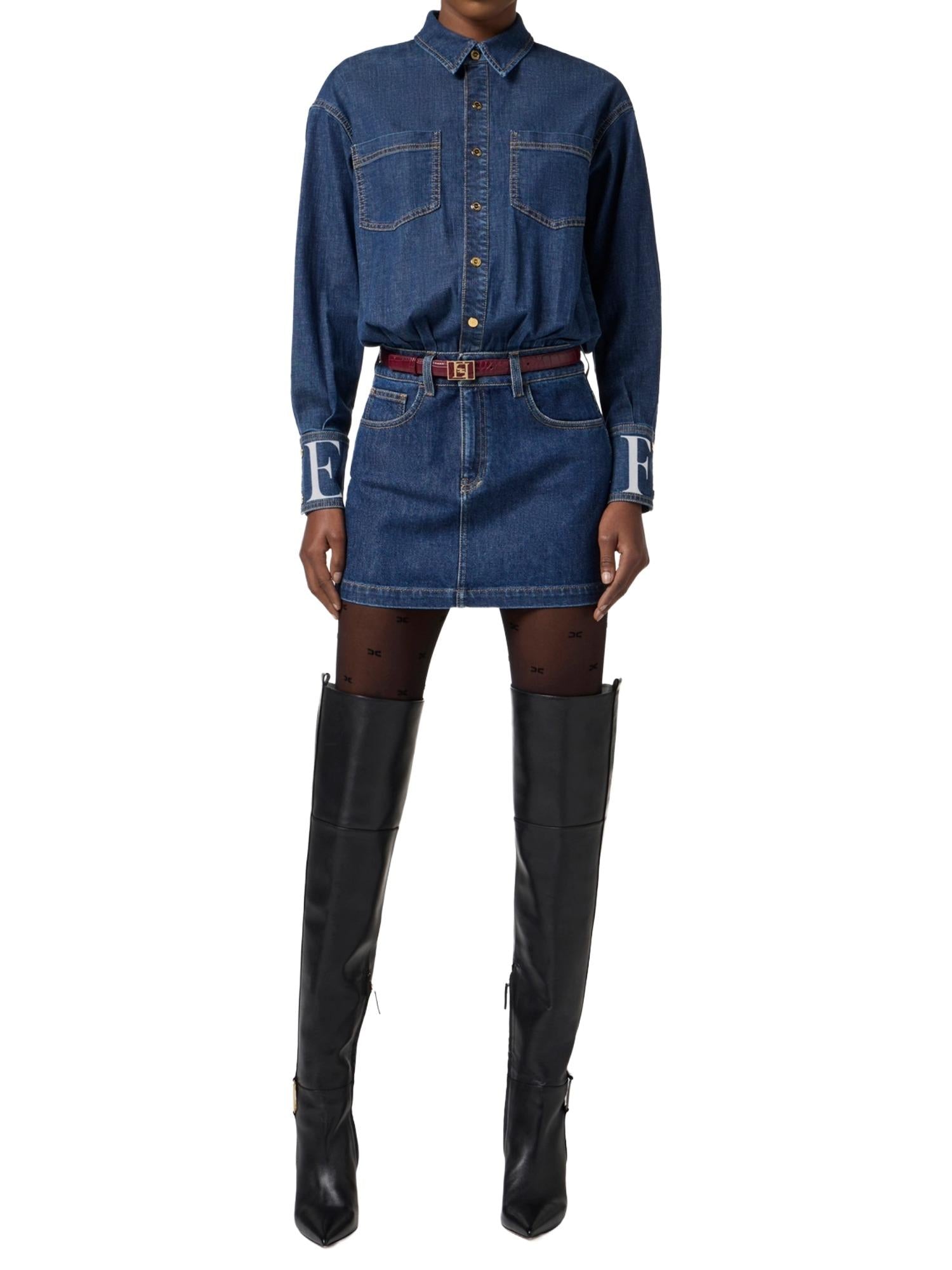 Elisabetta Franchi Abito in denim