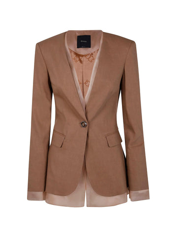 Pinko Giacca in lino stretch Gallina