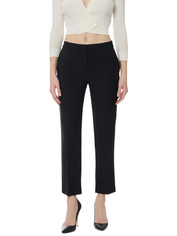 Elisabetta Franchi Pantalone con charm logato