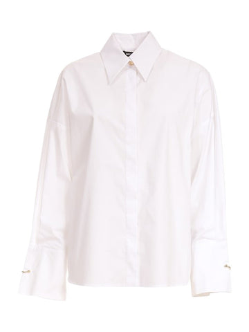 Camicia in Cotone con Polsini a Gemelli