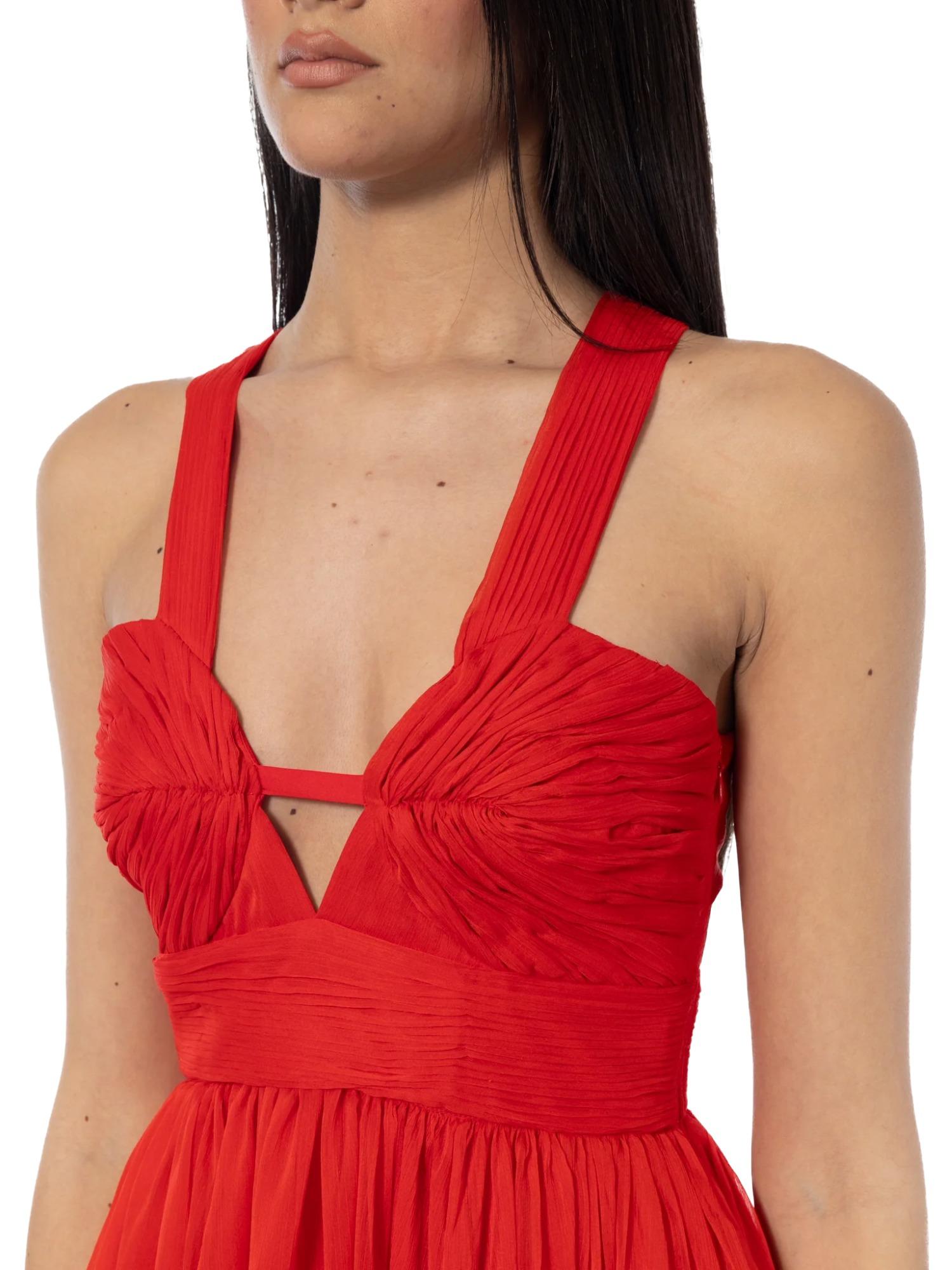 Ermanno Firenze korte jurk van chiffon