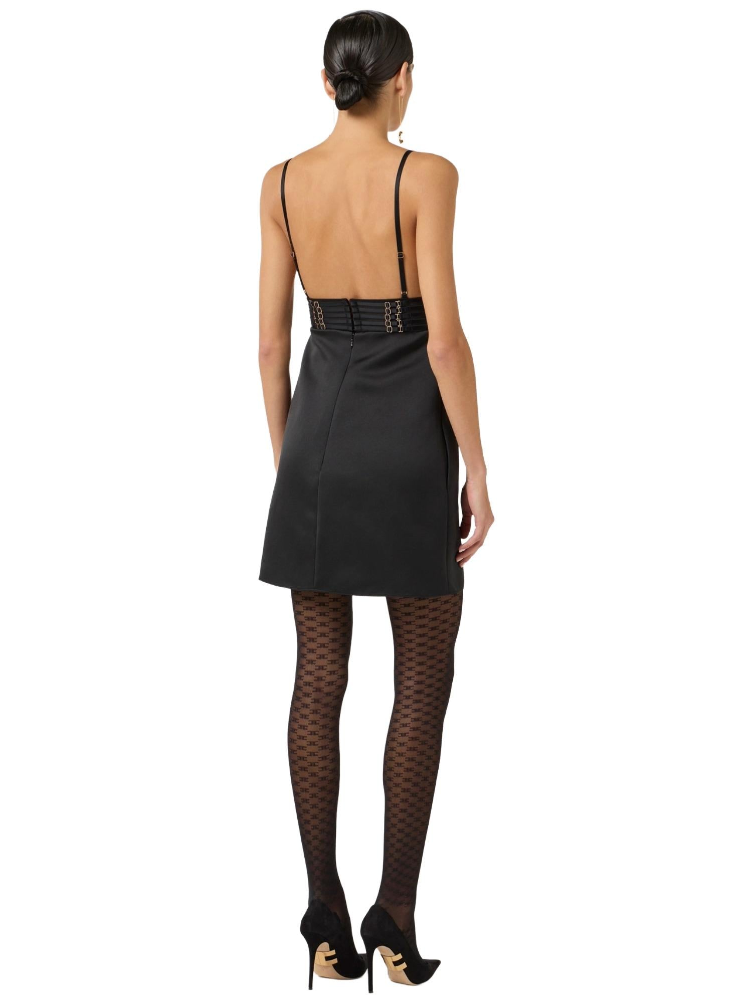 Elisabetta Franchi Abito con elastici lingerie