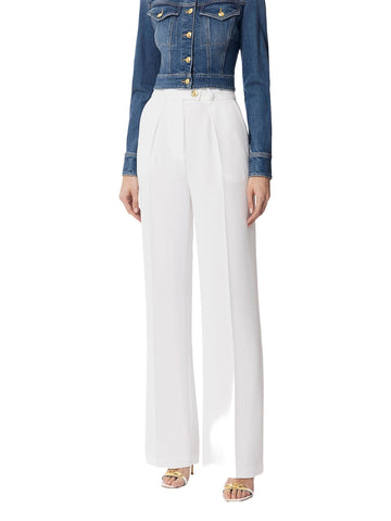 Elisabetta Franchi Pantalone in crepe con pinces