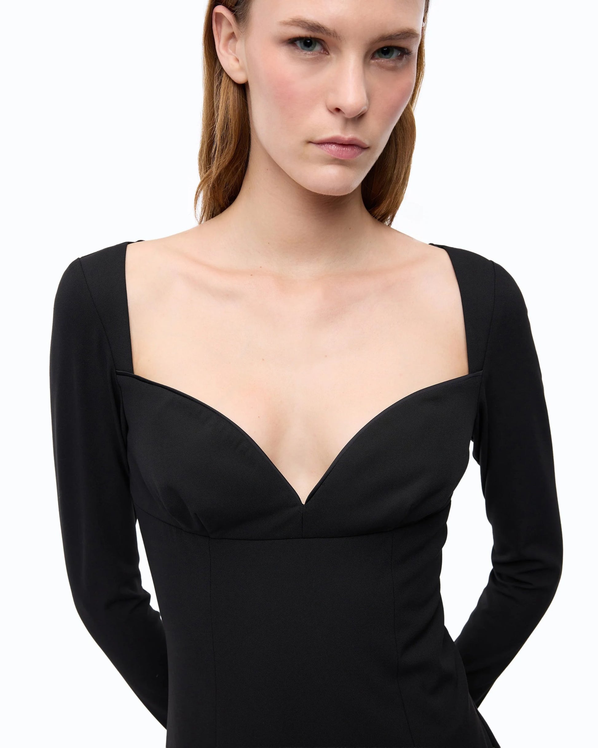 Pinko Abito Tubino Midi in Tessuto Tecnico donna