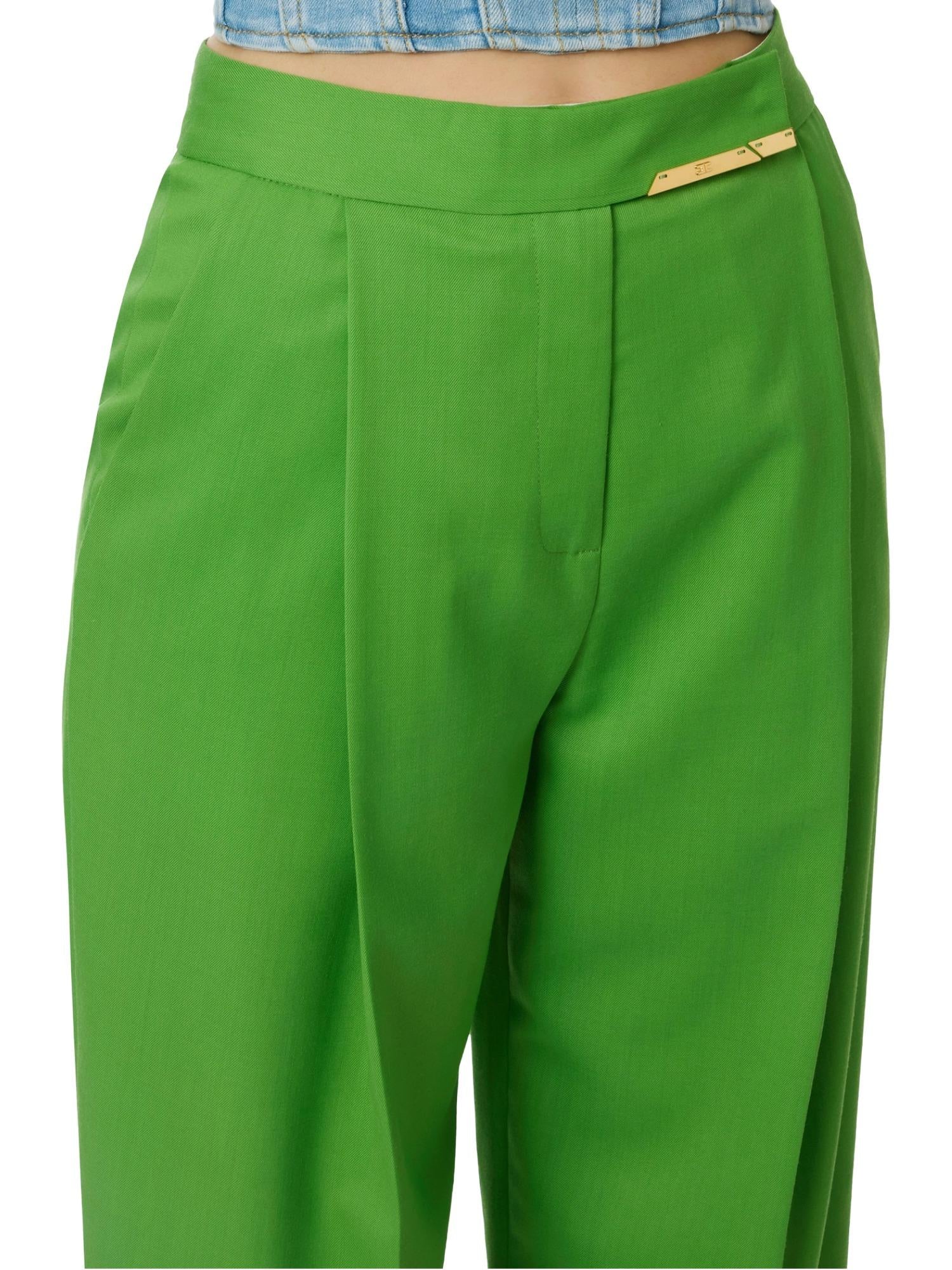 Elisabetta Franchi Pantalone con placca gioiello