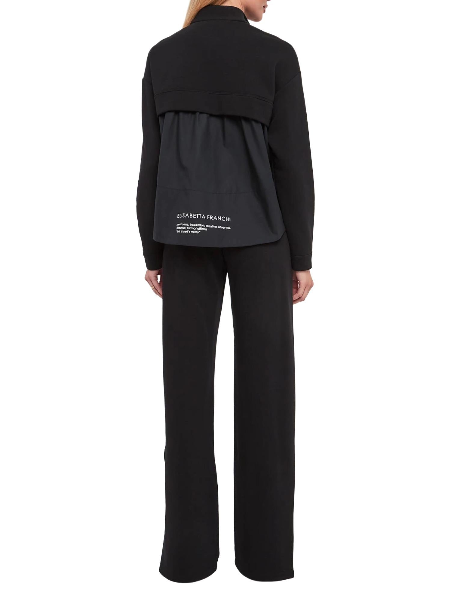 Elisabetta Franchi Tuta con zip e bottoni