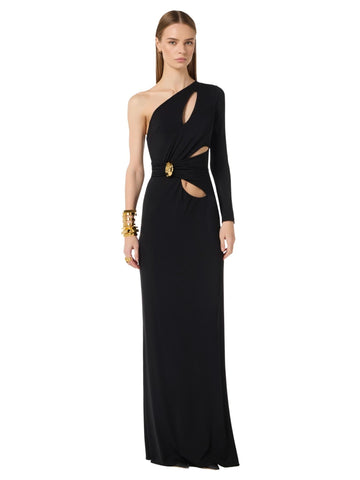 Elisabetta Franchi Abito Red Carpet con dettaglio gioiello