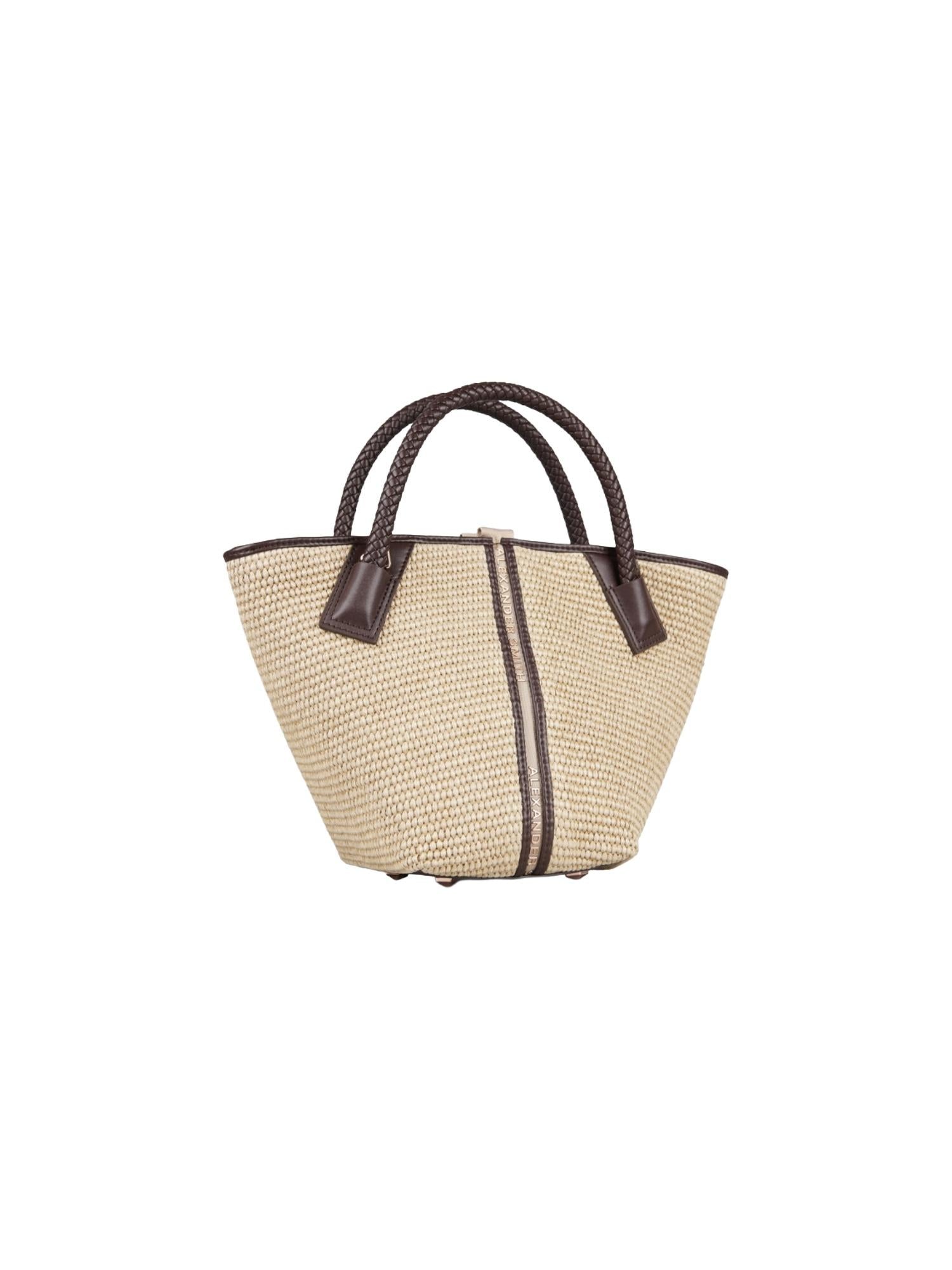 Alexander Smith Borsa in rafia Lauren Small