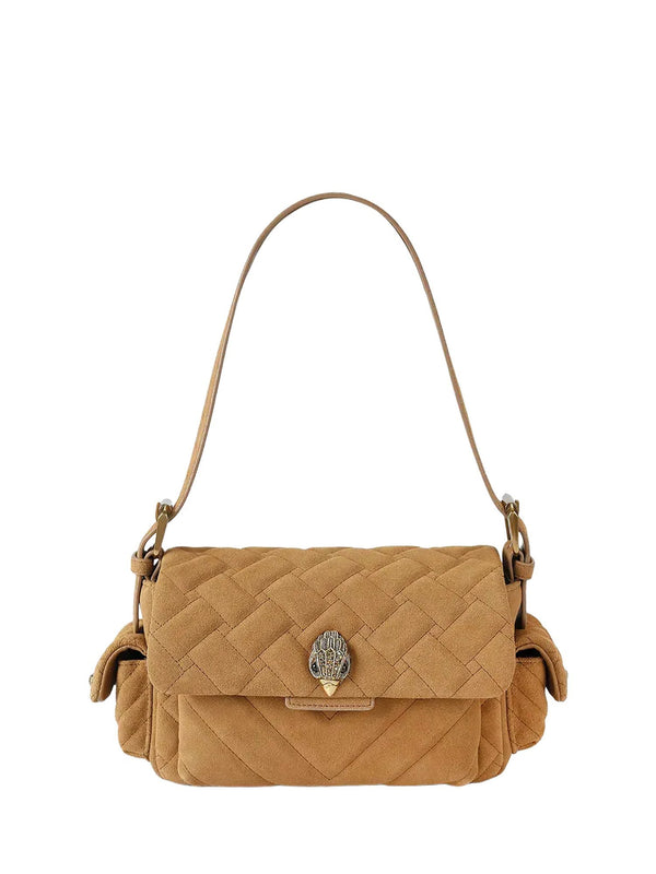 Borsa a tracolla kensington multitasche in pelle scamosciata
