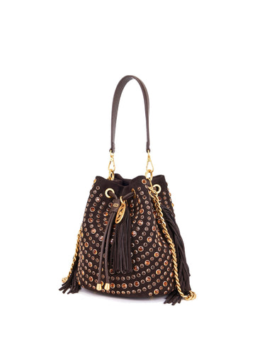 Borsa Secchiello Andromeda con Strass All Over