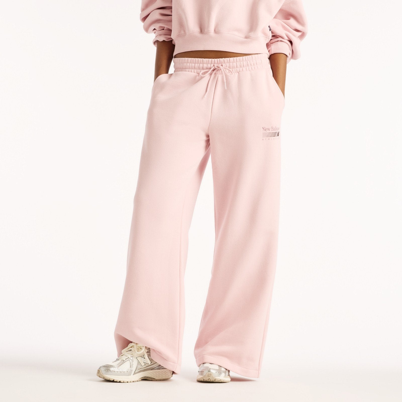 New Balance Pantalone Tuta Trackside Fleece
