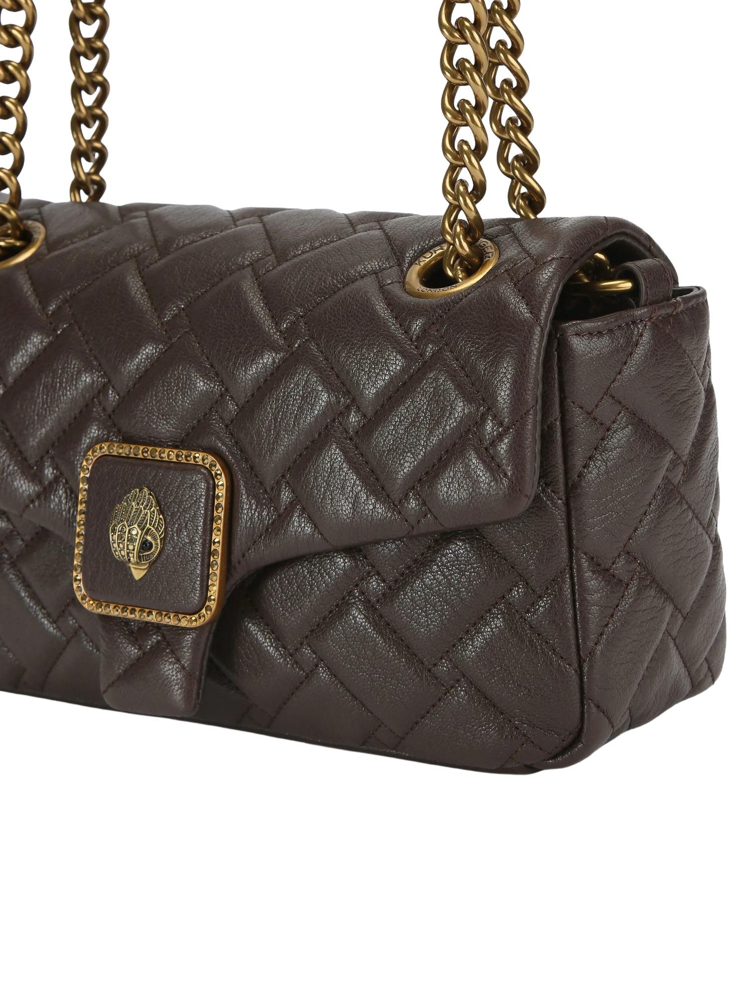 Kurt Geiger middelgrote leren Pimlico-tas