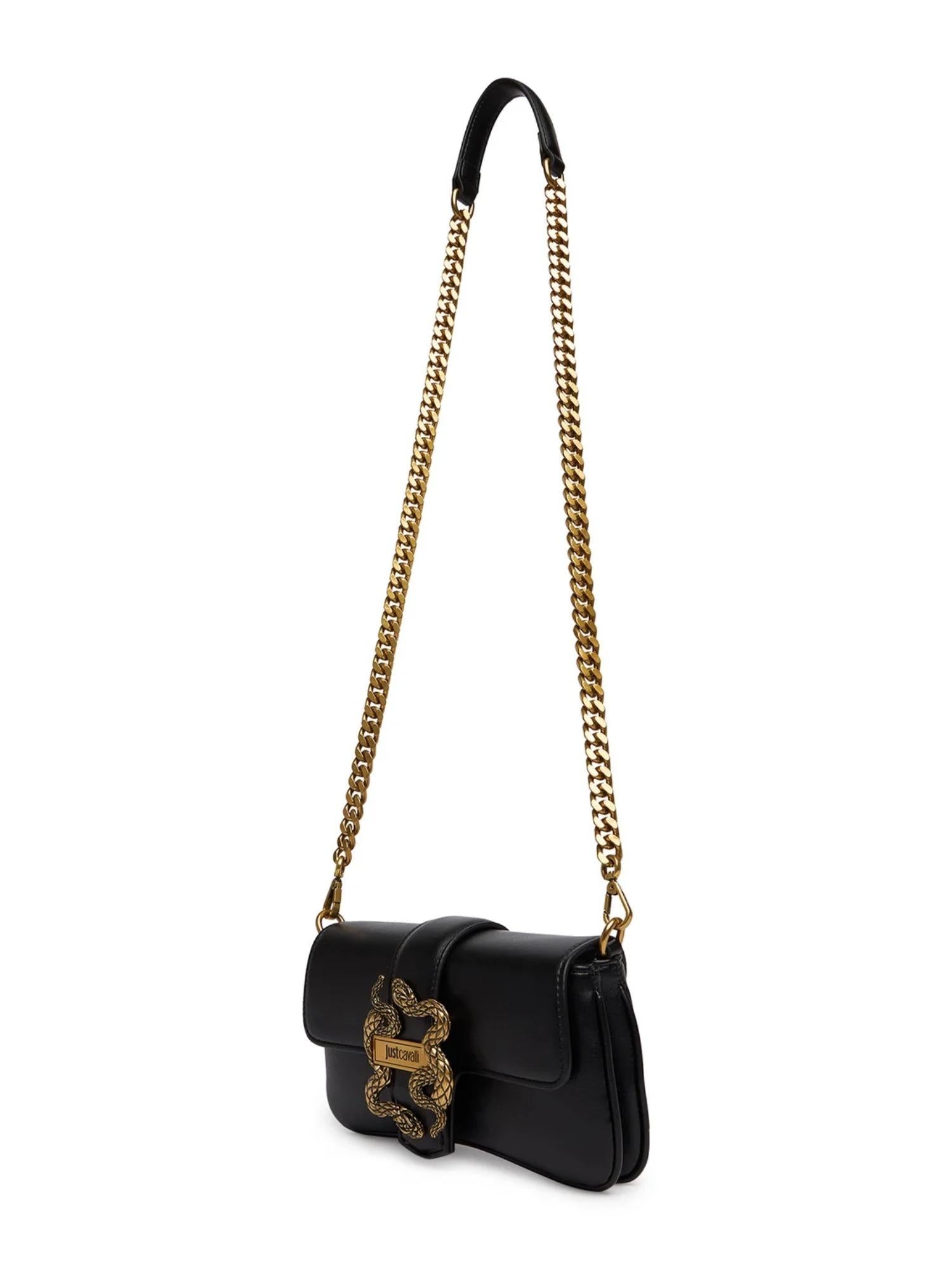 Just Cavalli Borsa con fibbia snake