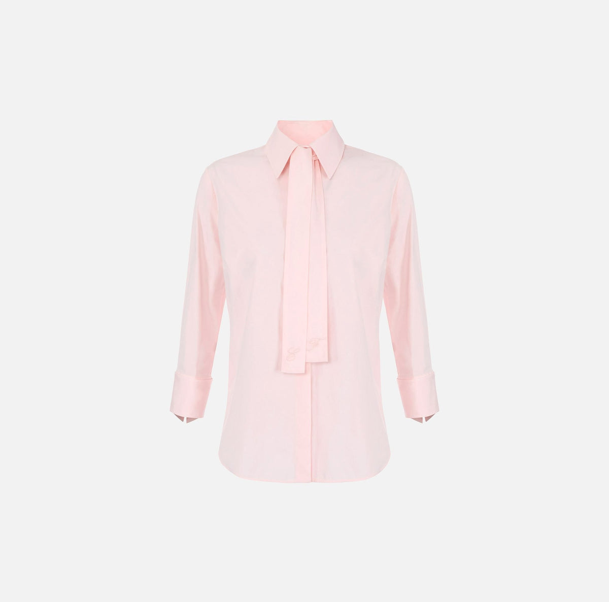 Camicia in cotone con fusciacche