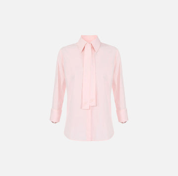 Camicia in cotone con fusciacche