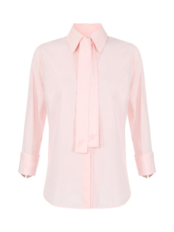 Camicia in cotone con fusciacche