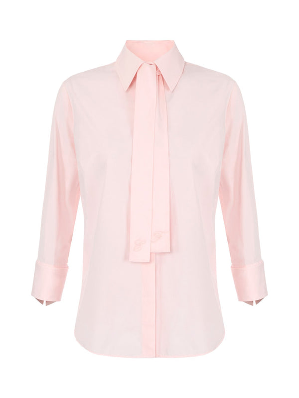 Camicia in cotone con fusciacche